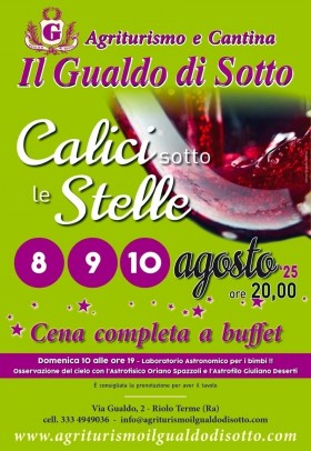 CALICI SOTTO LE STELLE 2025 - Agriturismo Il Gualdo di Sotto