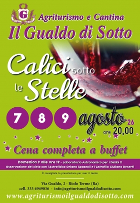 CALICI SOTTO LE STELLE 2026 - Agriturismo Il Gualdo di Sotto